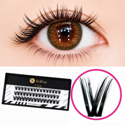 【Selfray】Vラッシュ Cカール 太さ0.10mm